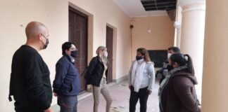 Intensificarán obras en el Colegio Nacional para que retorne a la presencialidad Andrea Centurion, Ministra Centurion