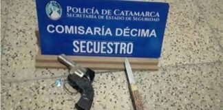 Amenazó a una mujer con un arma de fuego y lo arrestaron