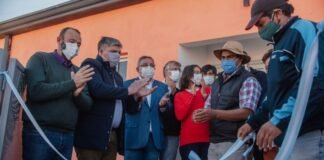 Inauguran obras en el interior Guillermo Andrada, Guillermo Joao Andrada, Lucia Corpacci, Raul Jalil