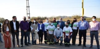 Se puso en marcha el primer Punto Giro de la provincia Guillermo Joao Andrada, Guillermo Andrada, Lucia Corpacci, Francisco Sosa, Gustavo Saadi
