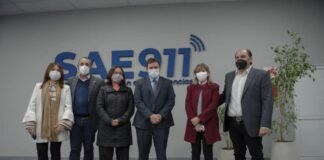 Juan Pablo Dusso participo de la inauguración del 911