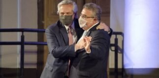 El Gobernador destacó el apoyo nacional y habló de un proyecto con una mirada amplia y federal Raul Jalil, Alberto Fernandez