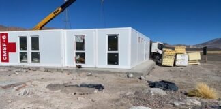 Avanzan los trabajos en el Hospital Modular del Paso de San Francisco