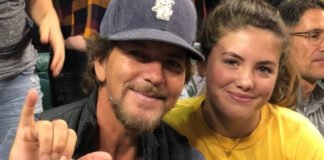 Eddie Vedder y su hija Olivia se unieron en una emotiva canción