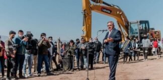 Histórico: comenzó la construcción del camino a El Tolar