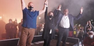 Fuerte movilización de la oposición, que coincidió en convocar a las urnas Daniel Telchi Rios, Patricia Breppe,