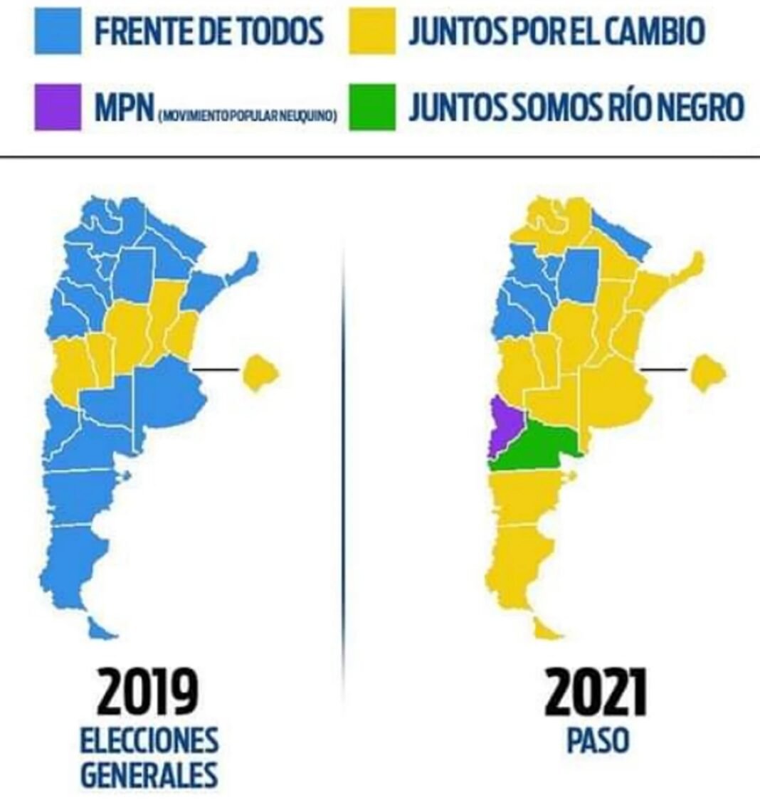 Elecciones Paso 2021 nacionales