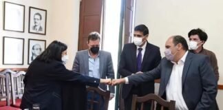 Saadi se reunió con la Corte por la creación de unidad de violencia de género Gustavo Saadi