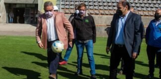 Raul Jalil prometió que el Estadio «pronto volverá a abrir sus puertas» Raul Jalil, Gustavo Saadi