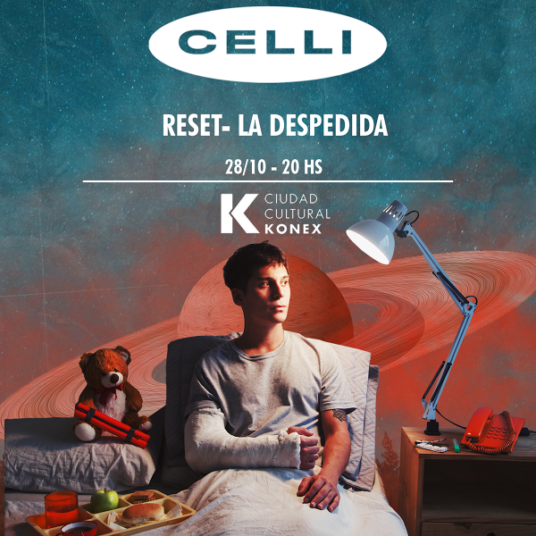 Celli despide su disco “Reset” en el Konex