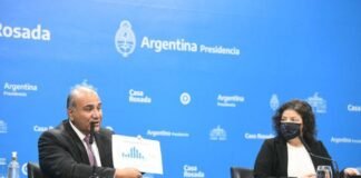 Manzur anunció fin del barbijo al aire libre y 100% de aforo para industrias