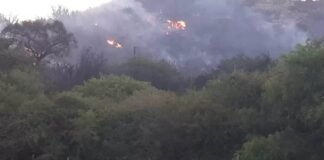 Incendio en cercanía del Kartódromo: «se está tornando incontrolable»