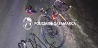 Falleció motociclista que chocó a tres ciclistas en Valle Viejo