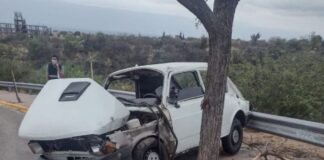 Violento vuelco en la zona de El Jumeal