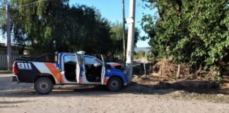 Movil policial protagonizo un siniestro vial