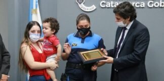 Reconocieron a policías heroicos Gustavo Aguirre, Ministro Aguirre