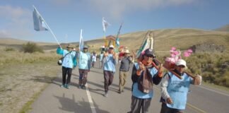 Con el inicio de la llegada de peregrinos se despliega el operativo sanitario