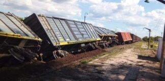 Descarriló un tren cargado de mercadería que venía de Tucumán