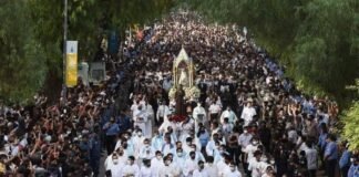 Imponente manifestación de fe y amor a la Madre del Valle en el parque Adán Quiroga