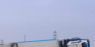 Volcó un camión recolector de residuos en Ruta Nacional 38