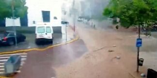 Llegó la ansiada Lluvia a la Capital catamarqueña