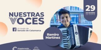 Ramiro Martínez en el último episodio 2021 de “Nuestras Voces”