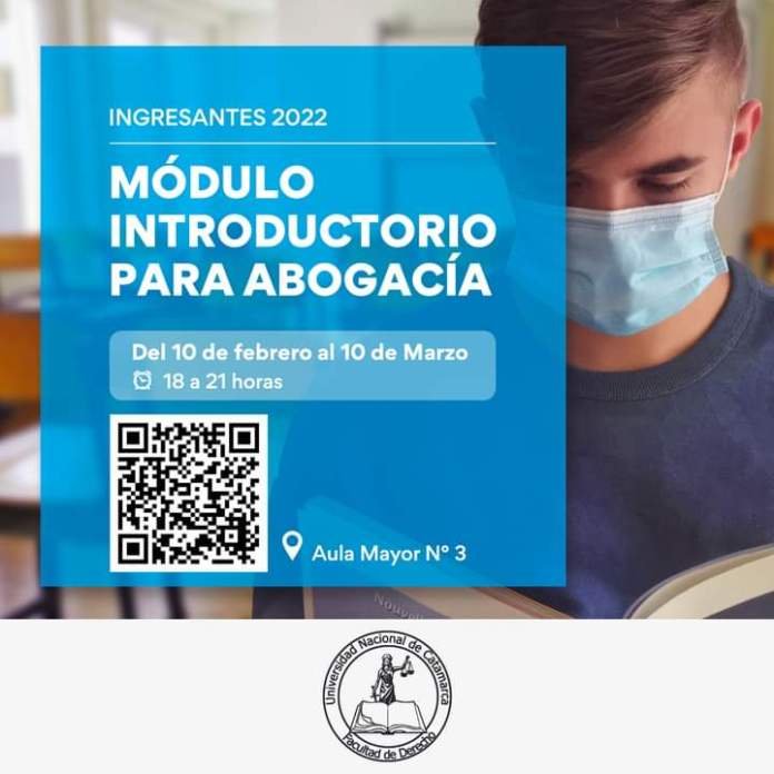 Abren inscripciones para la Facultad de Derecho Catamarca Provincia