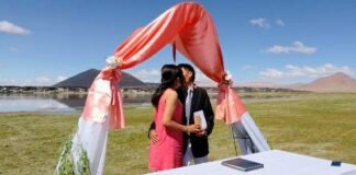 «Sí, quiero» en los volcanes y Vega de la Laguna de Antofagasta