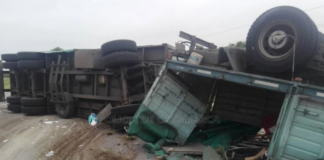 Vuelco fatal en la ruta N° 157