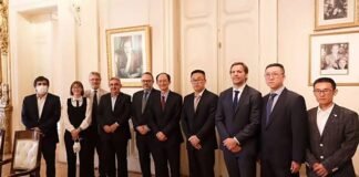Funcionarios nacionales recibieron a la minera Zijin y al gobernador Jalil Marcelo Murua, Fernanda Avila, Guillermo Andrada, Raul Jalil
