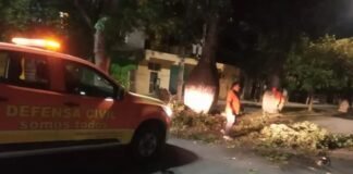 Defensa Civil trabaja en la limpieza de calles