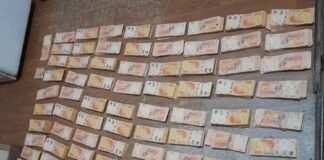 Llevaban 8 millones de pesos en un auto