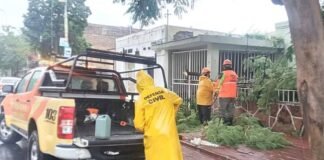 La lluvia trajo complicaciones y varias familias fueron afectadas