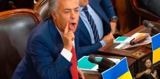 El momento en el que Cornejo le grita ´´mentiroso´´ a Alberto Fernández