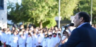 Gustavo Saadi inauguró el ciclo lectivo 2022 en las escuelas municipales