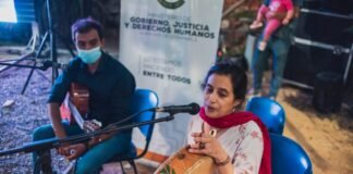 Se llevó a cabo el acto central enmarcado en una jornada cultural de mujeres y diversidad