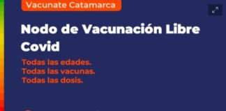 Se podrá acceder a vacunación Covid-19 libre en el Vacunatorio Central y CAPS