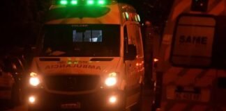 Violento vuelco camino a El Rodeo