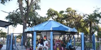 La plaza 25 de Agosto está lista para ser inaugurada