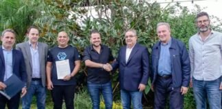 Innova Space construye su primer telepuerto satelital en Catamarca Dalmacio Mera, Raul Jalil, Ruben Dusso