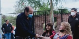 El Intendente Gustavo Saadi visitó el barrio Ojo de Agua Gustavo Saadi