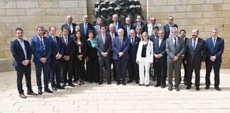 Jalil y comitiva oficial empezaron las gestiones ante el Gobierno de Israel Raul Jalil, Israel