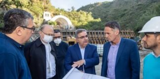 Jalil y Katopodis recorrieron obras que financia la Nación Raul Jalil, Obras nacionales