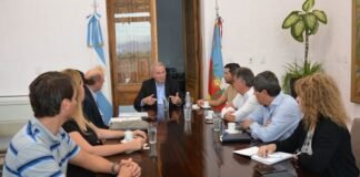 El vicegobernador se reunió con el presidente de la Cámara Geotérmica Argentina Ruben Dusso