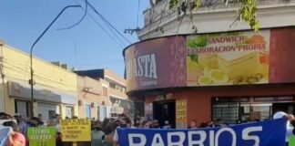Agrupaciones de izquierda se manifestaron frente a Anses