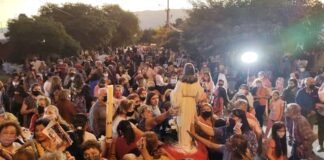 Fiesta de la Divina Misericordia en el barrio 9 de Julio