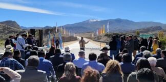 Jalil inauguró puentes en Belén y afirmó que “la gente está harta de la política”