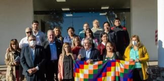 Jalil recibio a un grupo de concejales y senador departamental de Andalgalá