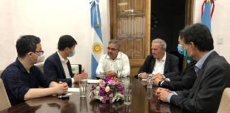 Jalil se reunió con autoridades de PowerChina