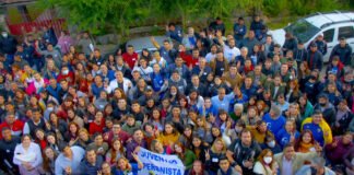 Multitudinario encuentro de jóvenes peronistas en Aconquija